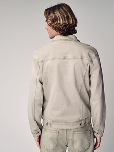 Chaqueta de mezclilla de gran tamaño para hombre, ropa de abrigo informal transpirable a prueba de viento de algodón 100% con logotipo frontal personalizable - Product Image 3