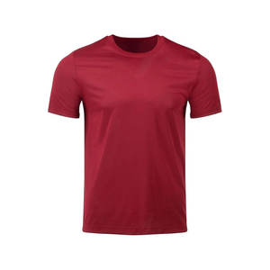Camisetas de poliéster de secado rápido, camisetas de hombre con logotipo de impresión personalizada para entrenamiento deportivo - Product Image 1