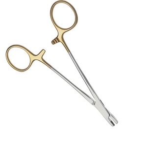 Soporte de aguja de acero inoxidable Hemostato quirúrgico Fórceps dentados finos Abrazadera de bloqueo Instrumentos médicos - Product Image 3