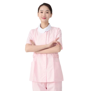 Conjunto de Uniforme Médico de Alta Calidad para Mujer, Blusa y Pantalón de Tela Cómoda y Fácil de Lavar, con Logotipo Personalizado - Product Image 5