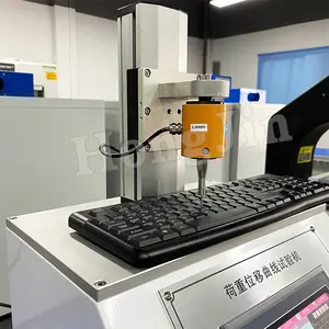 Knop Belasting Verplaatsingscurve Testen Van De Machine Knop Schakelaar Verschuiven Levenstest Apparatuur Knop Druk Veerkracht Tester