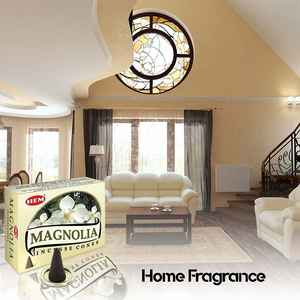 Conos de incienso Hem Magnolia 12 cajas (10 conos en cada caja) Incienso de la mejor calidad de la India para conos de Dhoop aromáticos - Product Image 5