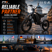 Vélo électrique 1500W 48V 20A 110N.m, vitesse élevée 60 km/h, autonomie 40 km, 30 °   Cadre en alliage d'aluminium pour la randonnée, pneus de 19 pouces, 7 vitesses