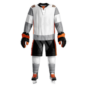 Uniforme de Hockey sobre Hielo para Hombre con Diseño de Logotipo Personalizado OEM ODM, Ropa Deportiva 100% Poliéster, Conjuntos de Uniformes de Hockey sobre Hielo de Venta Caliente - Product Image 2