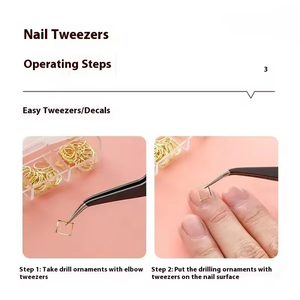 Pince à cils holographique Outil antirouille de qualité supérieure pour les techniciens et artistes de cils élégants - Product Image 6