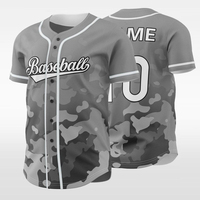 Maillot de baseball pour hommes et femmes T-shirt de baseball respirant de grande taille Impression par sublimation Uniforme de baseball entretenu par OEM