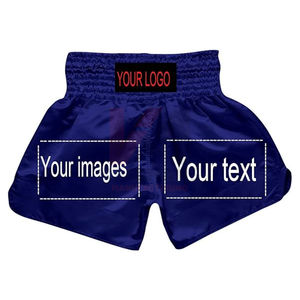 Custom Graphic Mid-<b>Thigh</b> Fight Shorts High Durability Grappling Shorts for MMA BJJ Wrestling Martial Arts Training - Product Image 2