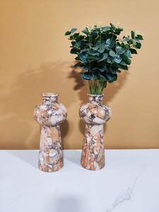 Fabrication OEM de vase à fleurs en marbre intemporel pour un style d'intérieur élégant, offrant la beauté et la grâce de la pierre naturelle - Product Image 5