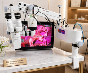 Microscope chirurgical Roslane Meditech avec caméra numérique et moniteur pour interventions ORL - Product Image 2