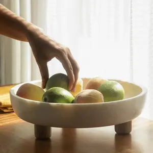 Plato y cuencos de mármol macizo para servir chocolate para cocina y comedor, plato para servir dulces de chocolate - Product Image 2