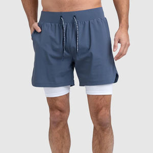 Shorts de course athlétiques respirants Séchage rapide Entraînement 2 en 1 Shorts de course de gym pour hommes - Product Image 6