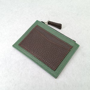 Porte-cartes mini en cuir véritable avec porte-clés, blocage RFID, portefeuille en cuir de vache, vente en ligne, prix direct d'usine - Product Image 5