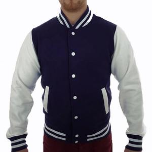Men's Lightweight Custom Made Canvas Varsity Jacket Oversized Street Wear Letterman for Winter Season - Product Image 1