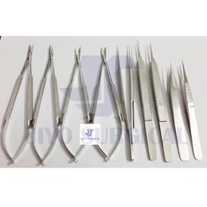 Conjunto de instrumentos cirúrgicos básicos de oftalmologia com certificação CE ISO, equipamento para cirurgia oftalmológica de cataratas oculares menores - Product Image 2