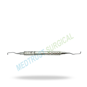 Cureta Posterior Gracey 11 12, Instrumento Dental Periodontal para la Limpieza Subgengival y el Planado Radicular de Dientes Posteriores - Product Image 3