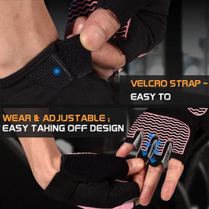 Gants de musculation robustes avec une forte adhérence, rembourrage épais, enveloppe de poignet sécurisée, tissu ventilé et options de conception personnalisées - Product Image 4