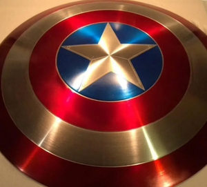 Super-soldat Steve Rogers Shield | Décor de bouclier en métal/Bouclier de décoration murale Articles cadeaux pour les amoureux de la guerre - Product Image 2