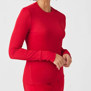 Camiseta Médica de Manga Larga para Mujer, Tejido Grueso, para Usar Debajo de Uniformes Médicos, Modelo Melissa - Product Image 6