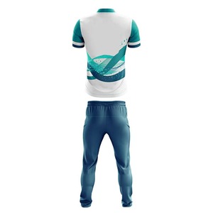 Uniforme de Cricket con estampado unisex, con tela antibacteriana, pantalones personalizables y camisetas de alta calidad al por mayor - Product Image 2