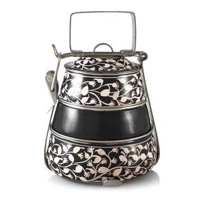 King <b>Stainless</b> <b>Steel</b> Traditional Chinese Tiffin Box for <b>Food</b> Portable Handle Lunch Box <b>Food</b> <b>Container</b> 3 Layers - Product Image 2