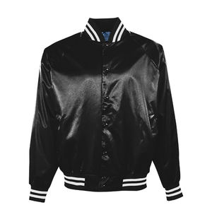 แจ็กเก็ตเบสบอลวิทยาลัยทรงสลิมฟิตของผู้ชายเสื้อ100% ผ้าขนสัตว์ว่างเปล่าสำหรับฤดูหนาวขายส่ง2025ใหม่ - Product Image 1