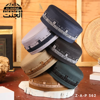 Chapeau de prière musulman personnalisé avec doublure douce et design traditionnel arabe taqiyah pour la mosquée, la maison et les prières