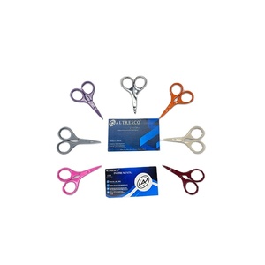 Tijeras de Bordado Personalizadas Nuevas, Elegantes, de Acero Inoxidable, Recubiertas de Color, Duraderas, de 2.75 Pulgadas, Pequeñas y Afiladas - Product Image 1