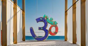 Laiton sacré om symbole salle de méditation yoga décor laiton décor laiton mur art décorations murales (multicolore) - Product Image 4