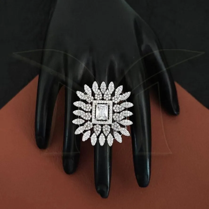 Anillos de dedo de diamante americano, joyería de diseño, negro, rodio, esmalte, para fiesta