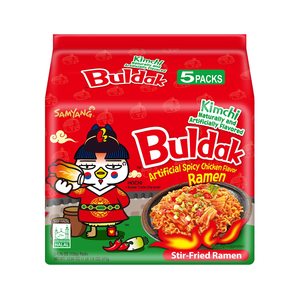ซัมหยาง บูลดัค กิมจิ รสไก่ร้อน ราเมนเกาหลี บะหมี่กึ่งสําเร็จรูป 140ก - Product Image 4