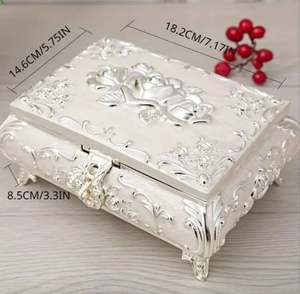 Boîtes à bijoux élégantes en métal magique, rehaussez votre collection avec un rangement élégant, utilisation en gros - Product Image 3