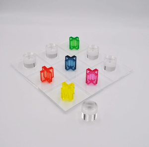 Diseño minimalista acrílico Tic-Tac-Toe juego de ajedrez Juguetes Juegos de mesa últimos productos de calidad - Product Image 5