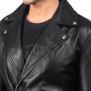 Dernier style, vente en gros, veste en cuir coupe-vent pour hommes, meilleures ventes, veste en cuir imperméable pour hommes - Product Image 6