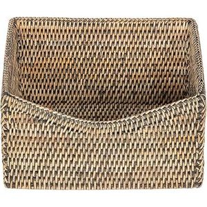 Kouboo La Jolla <b>Black</b>-Wash Organizing Shelf <b>Basket</b> <b>Woven</b> <b>Baskets</b> Product - Product Image 4