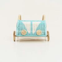 Wagon de rangement en rotin de qualité supérieure, nouveau design, jouets pour enfants, voitures fabriquées à la main par des artisans qualifiés au Vietnam, grossistes
