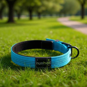 Triple Reflective Neoprene <b>Dog</b> Collar with Unique Tank Pattern Stylish Pet Collars - Product Image 3