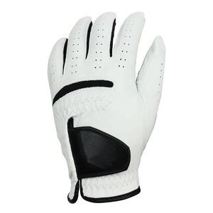 Guantes de Golf de cuero Cabretta de Color personalizados, Logo de goma con impresión profesional, mano izquierda - Product Image 3