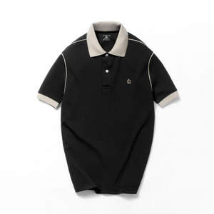 TST 9167 Manches courtes pour chemise avec détails de finition en piqué pour le tissu - Product Image 6