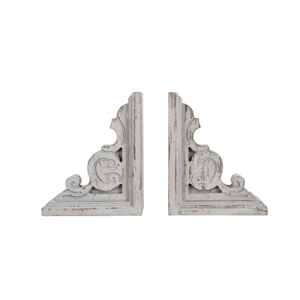 Premium Quality Vintage Natural Wood <b>Book</b> Organizer Bookends Premium Quality Metal Home Decor Table Top <b>Book</b> <b>End</b>/<b>Book</b> Holder - Product Image 2