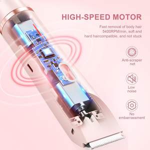 Tondeuse électrique en céramique pour femme, épilation indolore pour le visage, le corps et les zones intimes - Product Image 5