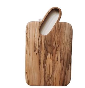 Proveedor Profesional Nuevo diseño Encimera Grado alimenticio Pequeño Grande Grueso Carne delgada Fruta Mango Tabla de cortar de madera con logotipo - Product Image 1