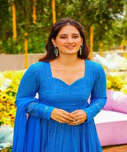 นักออกแบบ จอร์เจตต์ งานเย็บปักถักร้อย ลําดับ งานซาลวาร์ คามีซ ชุดปาร์ตี้ เสื้อผ้าชาติพันธุ์ ราคาส่ง - Product Image 4