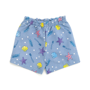 Conjunto de 2 Piezas de Ropa para Niñas, Estampado Casual de Verano, Diseño Personalizado, Cuello Redondo, Manga Corta, 100% Algodón Transpirable - Product Image 6