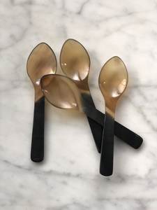 Cuillère à salade de buffle Corne Design Paire Couverts Cuillère Shininy Poli Meilleurs ensembles de couverts pour produit Offre Spéciale - Product Image 6