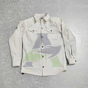 Camisas de franela CE Premium Protection para hombre, la mejor sarga de algodón a prueba de viento con forro de cierre de cremallera - Product Image 3