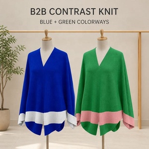 Pull en tricot personnalisé ZPB pour sororité avec broderie de lettres grecques, manches longues, 100% coton, col en V, vêtements pour femmes - Product Image 2