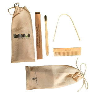 Set de higiene ecológica Kit de cuidado personal de bambú sostenible - Product Image 1