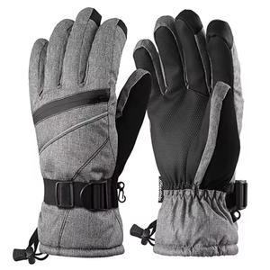 Guantes de esquí de invierno para hombres de alta calidad Guantes de cuero cálidos a prueba de viento e impermeables a un precio - Product Image 2