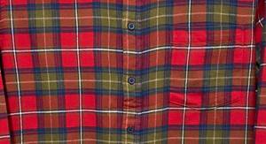 Camisa de franela informal con estampado de logotipo personalizado para hombre, diseño de sarga teñido de hilo de algodón 100% transpirable con mangas completas a cuadros - Product Image 4