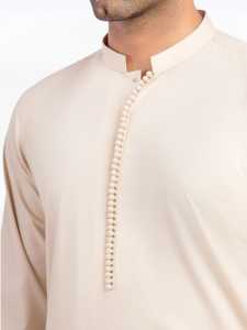 Salwar Kameez pour hommes pakistanais, tenue islamique traditionnelle, coupe régulière, prêt-à-porter, Eid Jumma, bureau, confortable, usage quotidien - Product Image 3